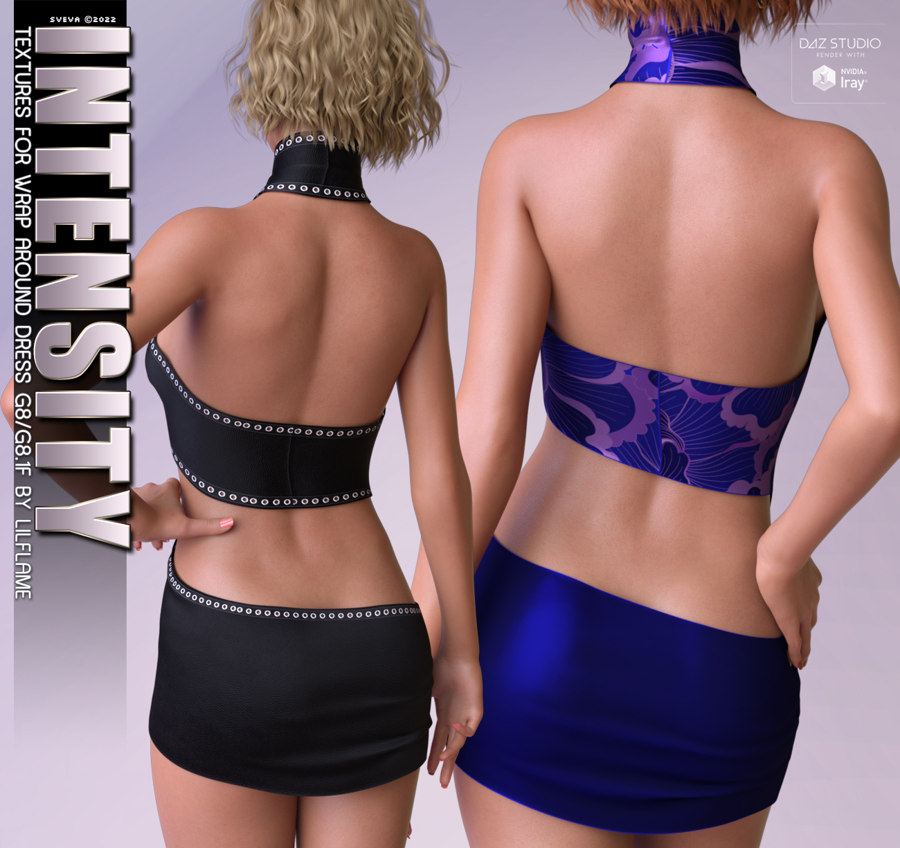 Intensity Textures For Dforce Wrap Around Dress Daz D