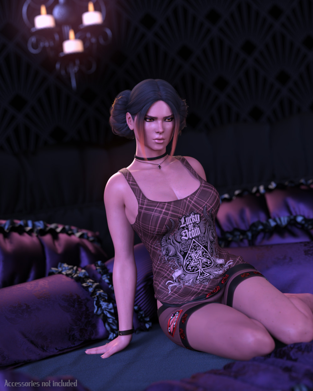 Dforce Cozy Gothic For Genesis Female Daz D