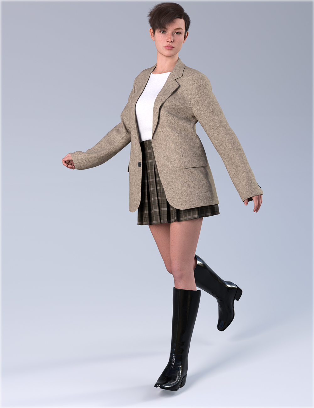 Dforce Hnc Casual Jacket Outfit For Genesis Daz D