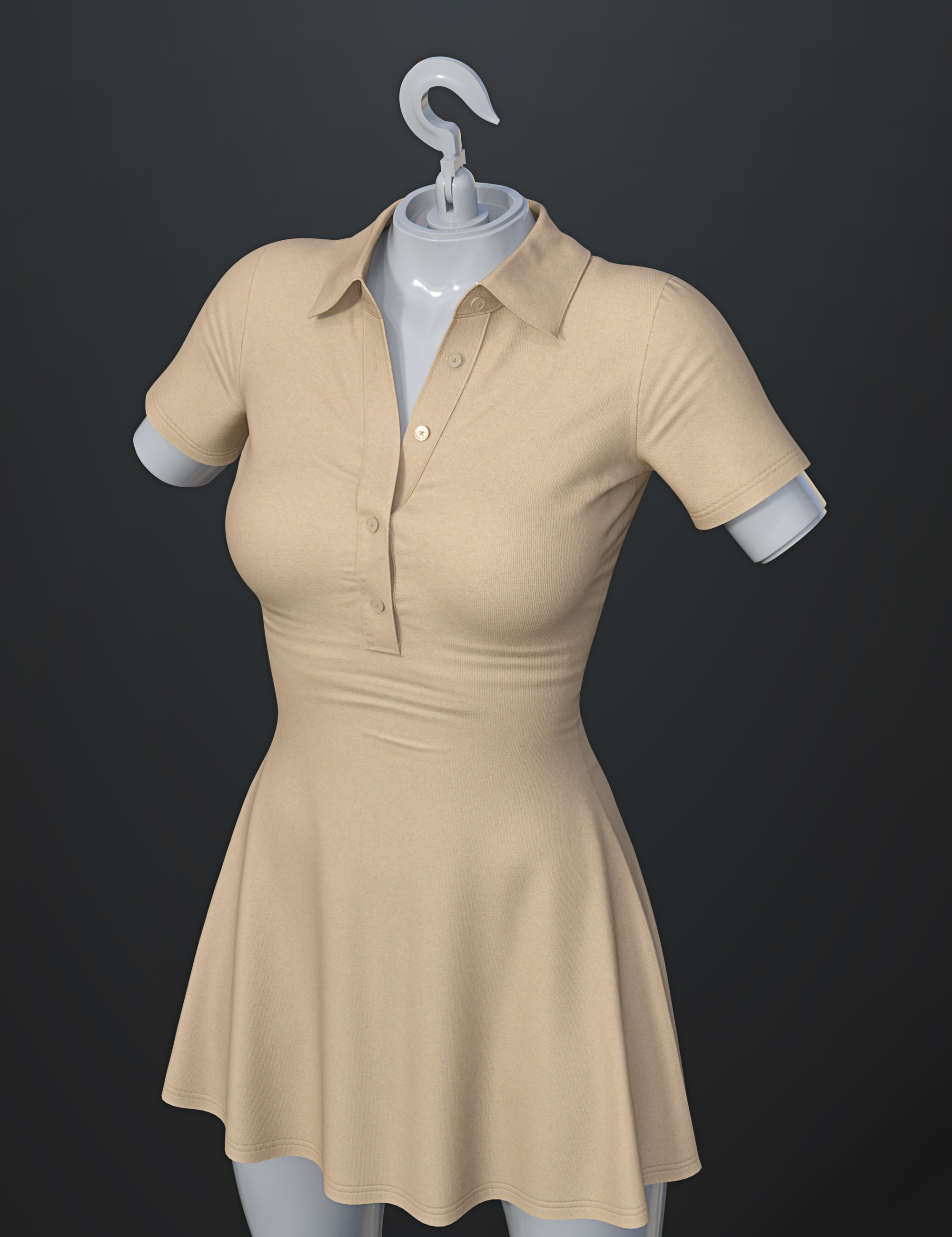 DForce SU One Piece Dress For Genesis 9 8 1 And 8 Female Daz 3D