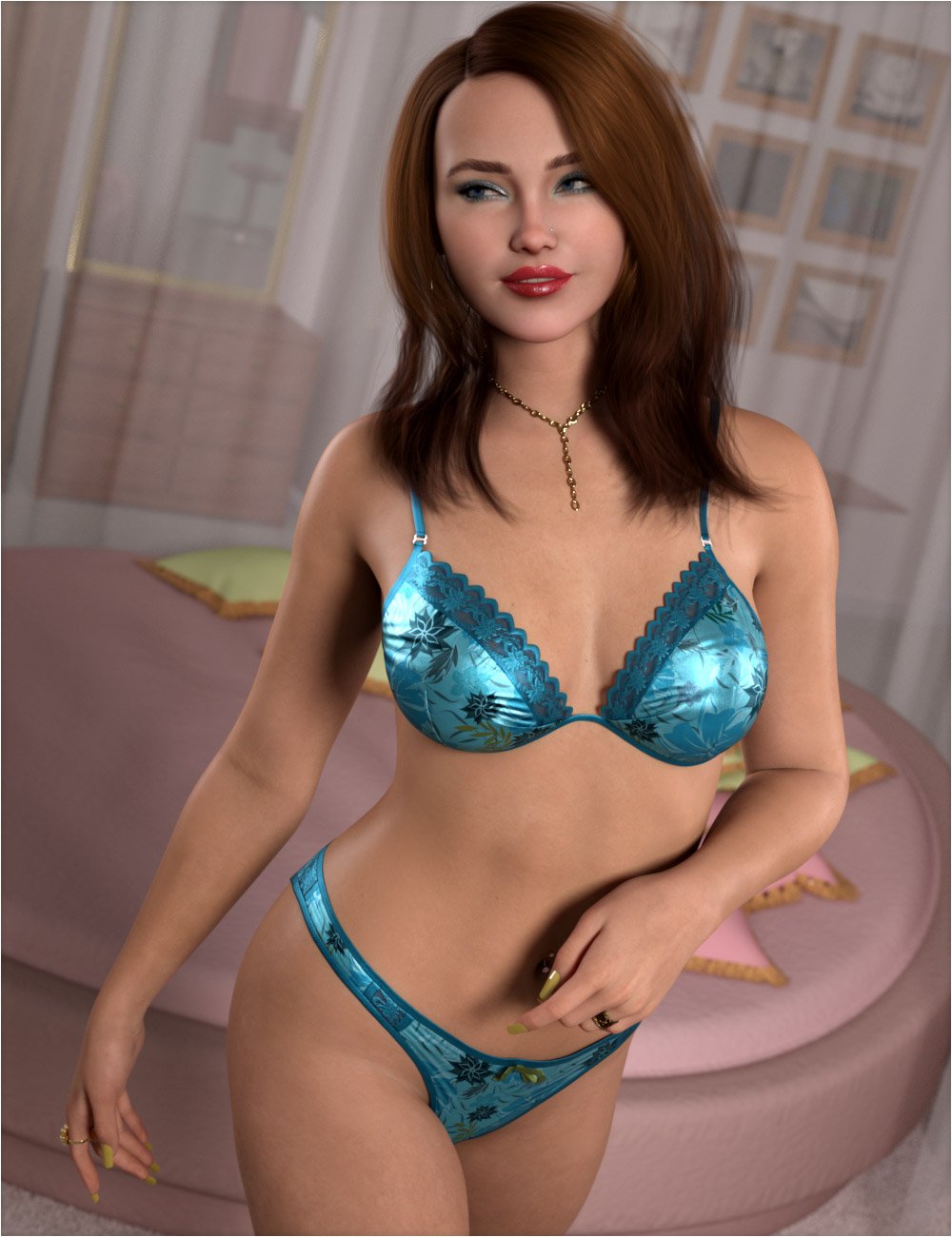 Adored Textures For SU Lingerie Outfit Daz 3D