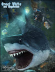 Great White and Megalodon by: Alessandro_AM, 3D Models by Daz 3D