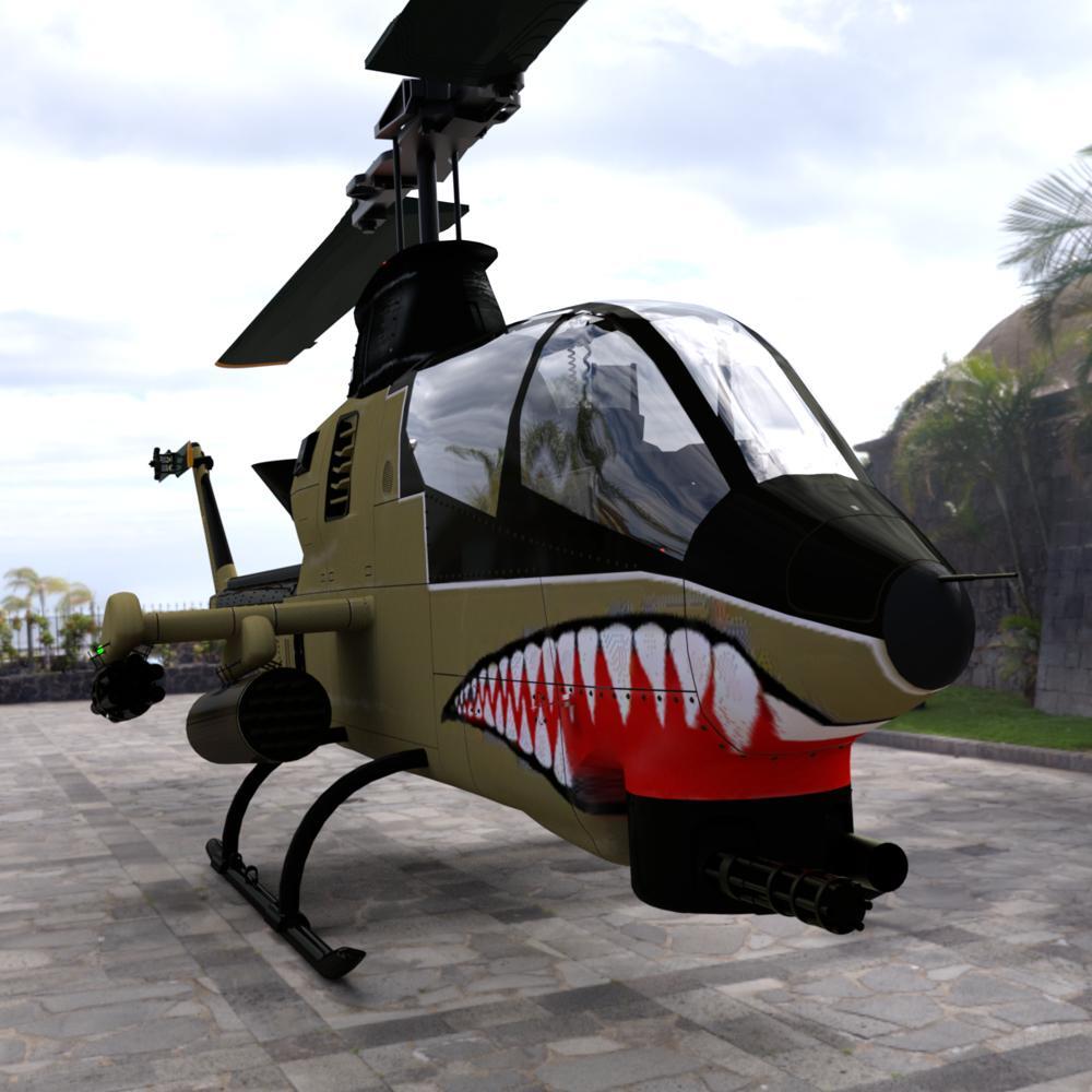 AH-1 Cobra Helicopter for DAZ Studio