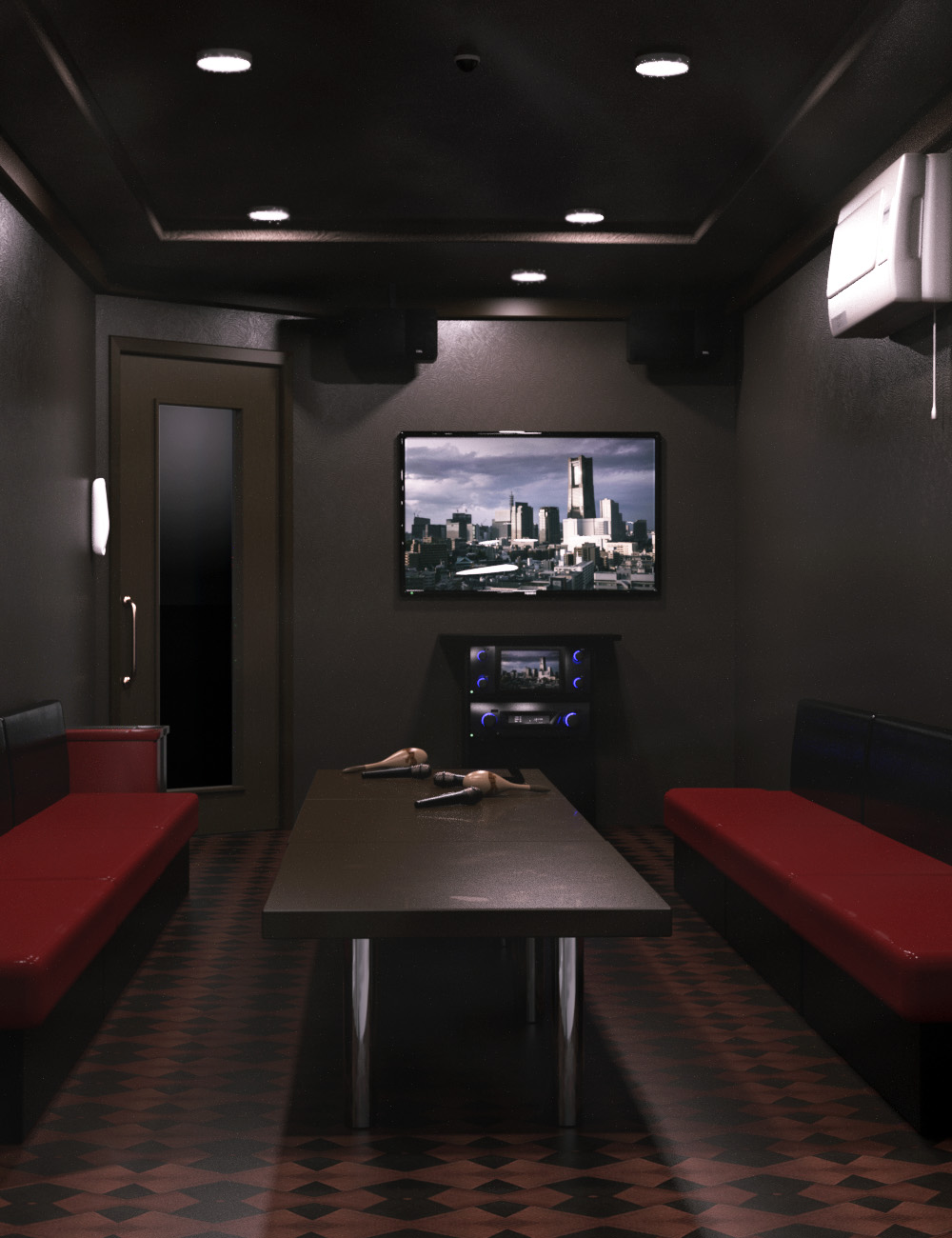 Karaoke Room by: tentman, 3D Models by Daz 3D