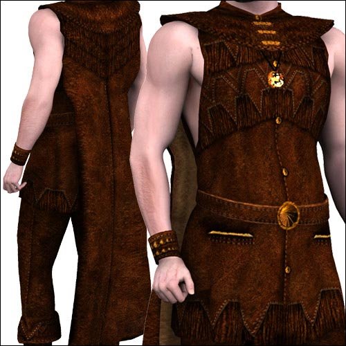 Stitched Leather for Adventurers by: Lisa's Botanicals, 3D Models by Daz 3D