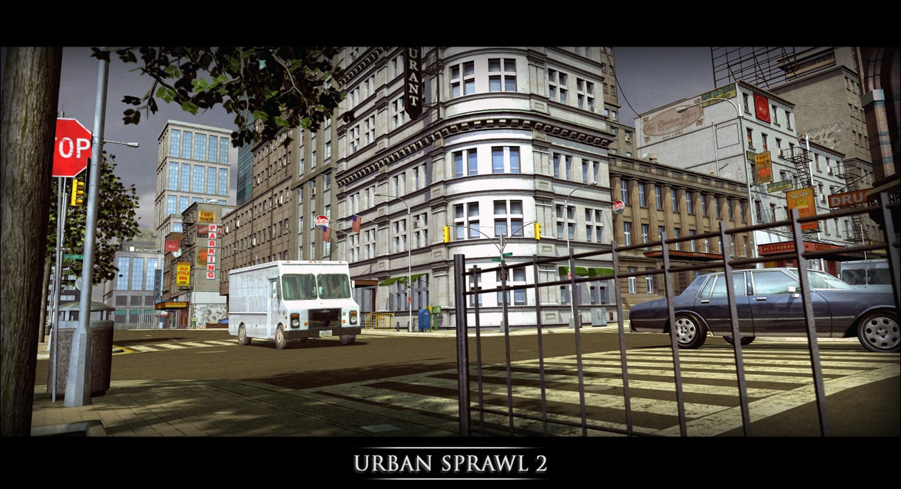 Urban Sprawl 2 The Big City by: Stonemason, 3D Models by Daz 3D