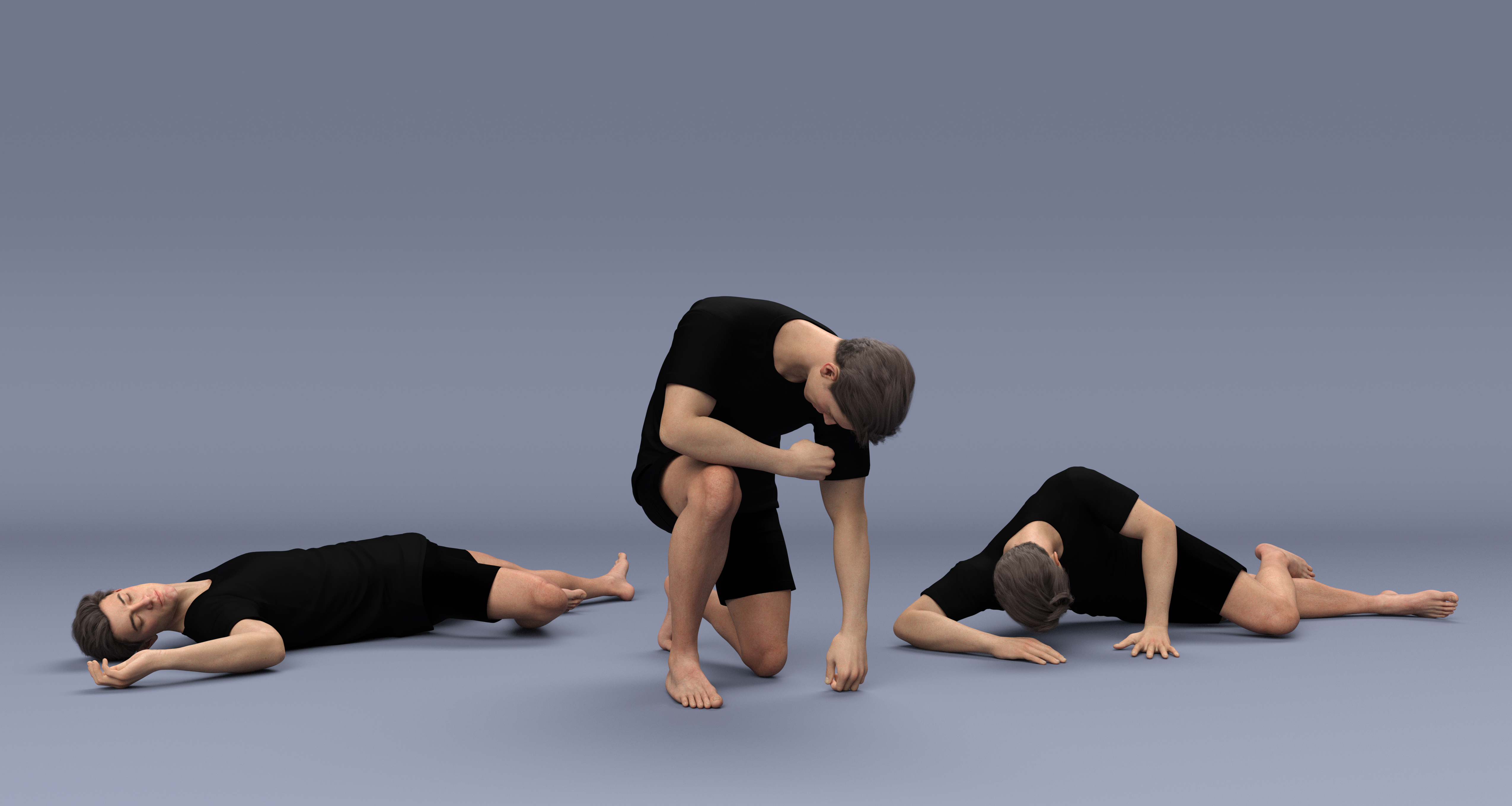 Lost Glory: Defeated Poses for Genesis 9 and 8 | Daz 3D