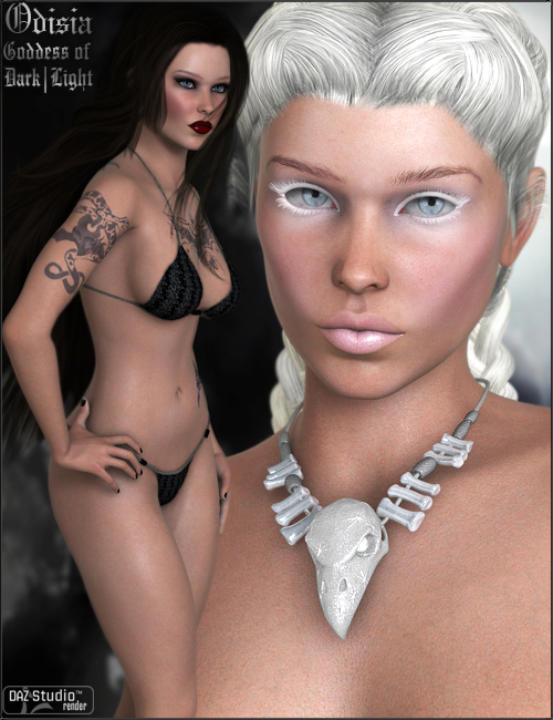 Odisia for V4A4 by: Morris, 3D Models by Daz 3D