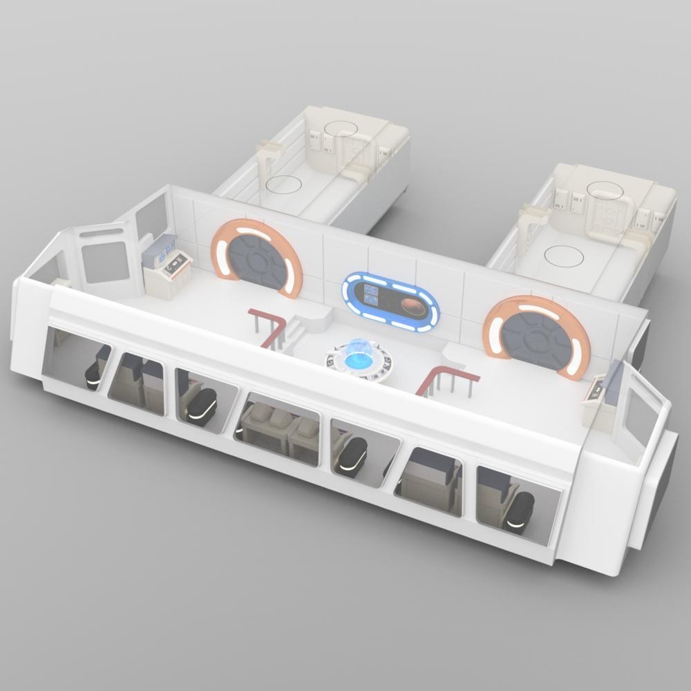 Spacecruiser Bridge for DAZ Studio by: VanishingPoint, 3D Models by Daz 3D