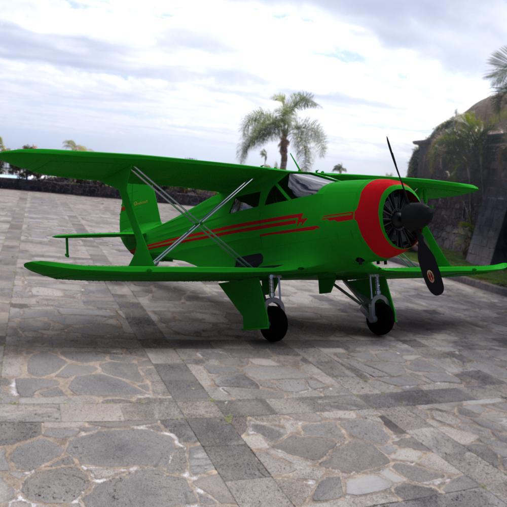 Beechcraft G17S Staggerwing for DAZ Studio by: VanishingPoint, 3D Models by Daz 3D