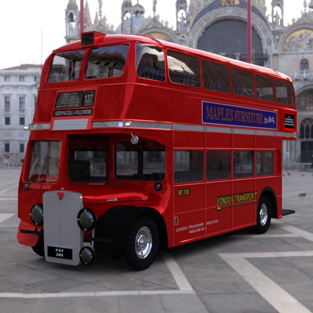 Bus AEC London for DAZ Studio