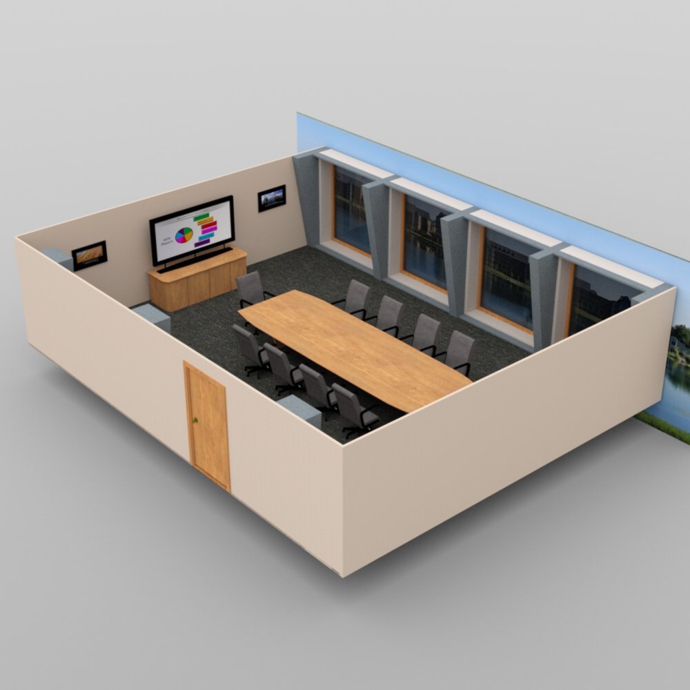 Business Conference Room - for DAZ Studio by: VanishingPoint, 3D Models by Daz 3D
