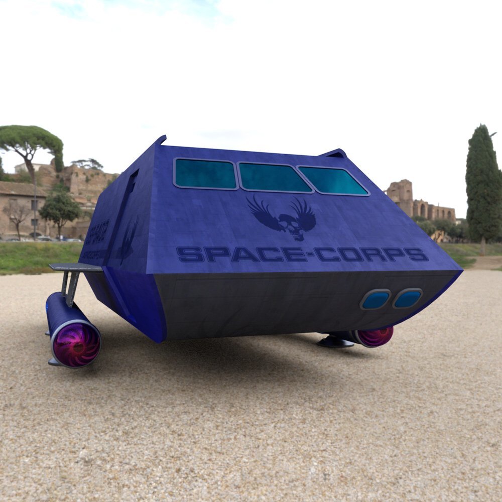 Shuttle Type Zero for DAZ Studio by: VanishingPoint, 3D Models by Daz 3D
