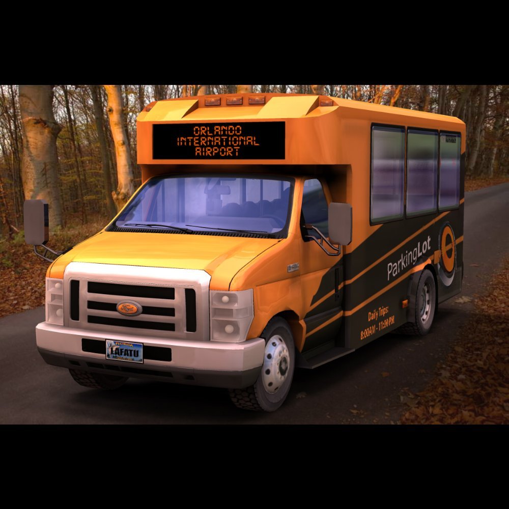 Shuttle Bus for Poser by: VanishingPoint, 3D Models by Daz 3D