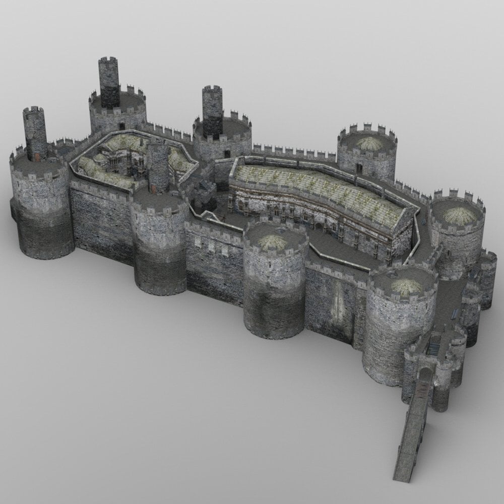 Castle Set 1 (for DAZ Studio) by: VanishingPoint, 3D Models by Daz 3D