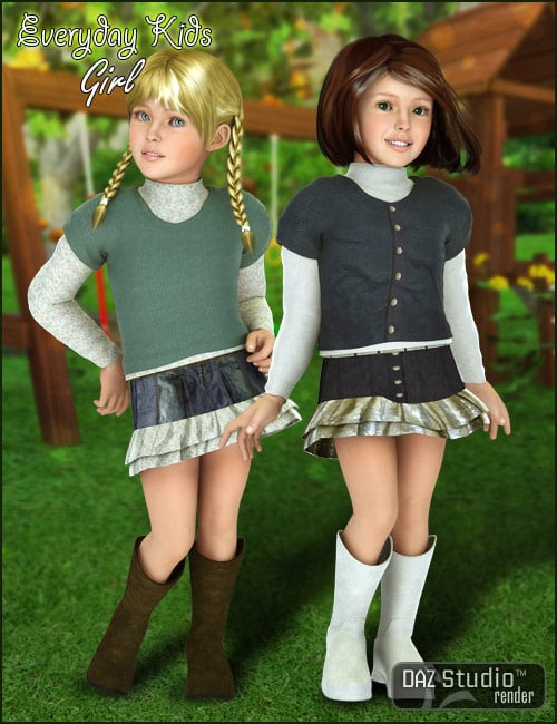 Every Day Girls by: SarsaBarbara Brundon, 3D Models by Daz 3D