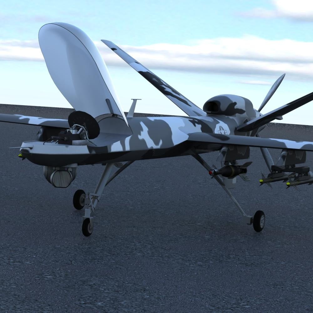 Raptor Unmanned Drone for Poser by: VanishingPoint, 3D Models by Daz 3D