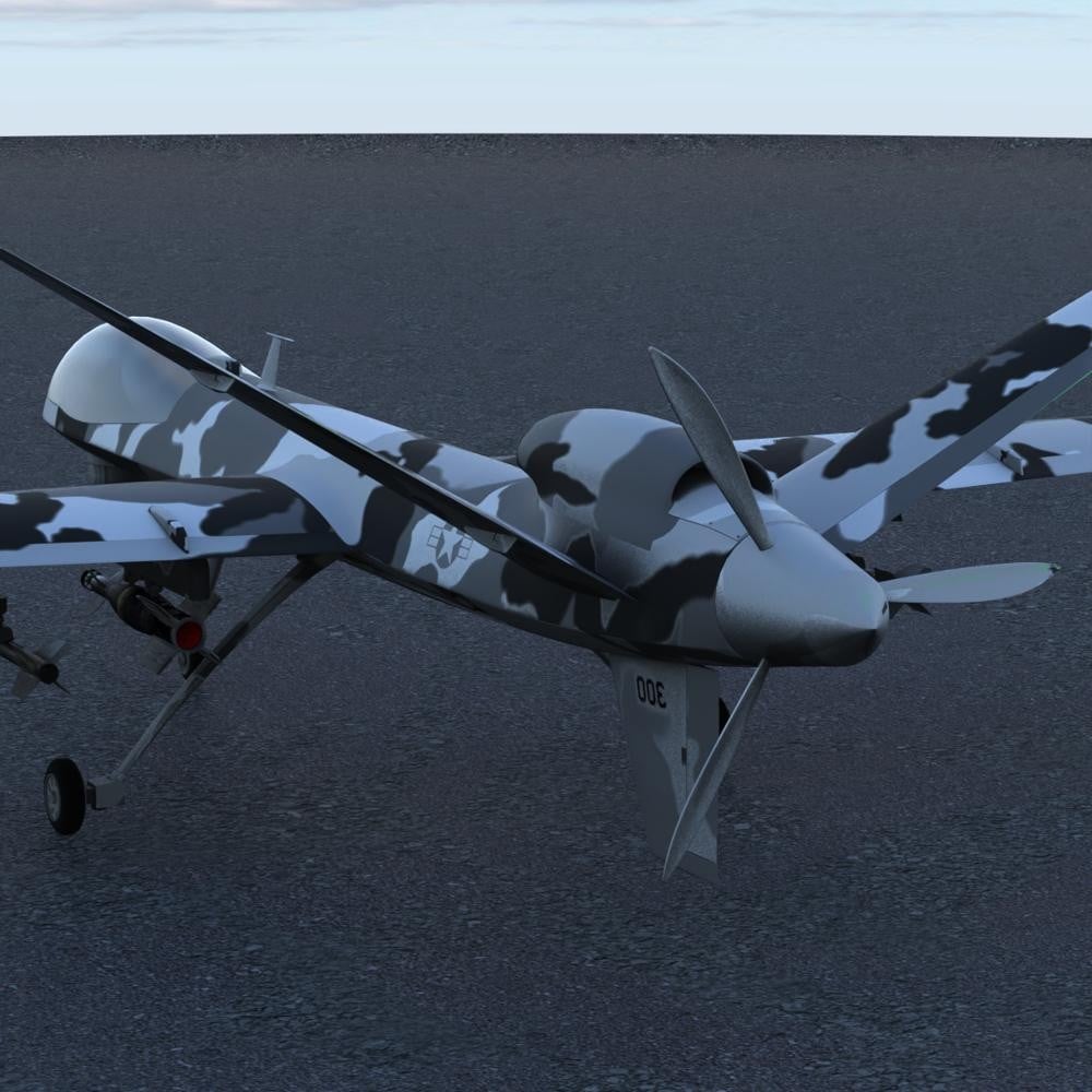 Raptor Unmanned Drone for Poser | Daz 3D