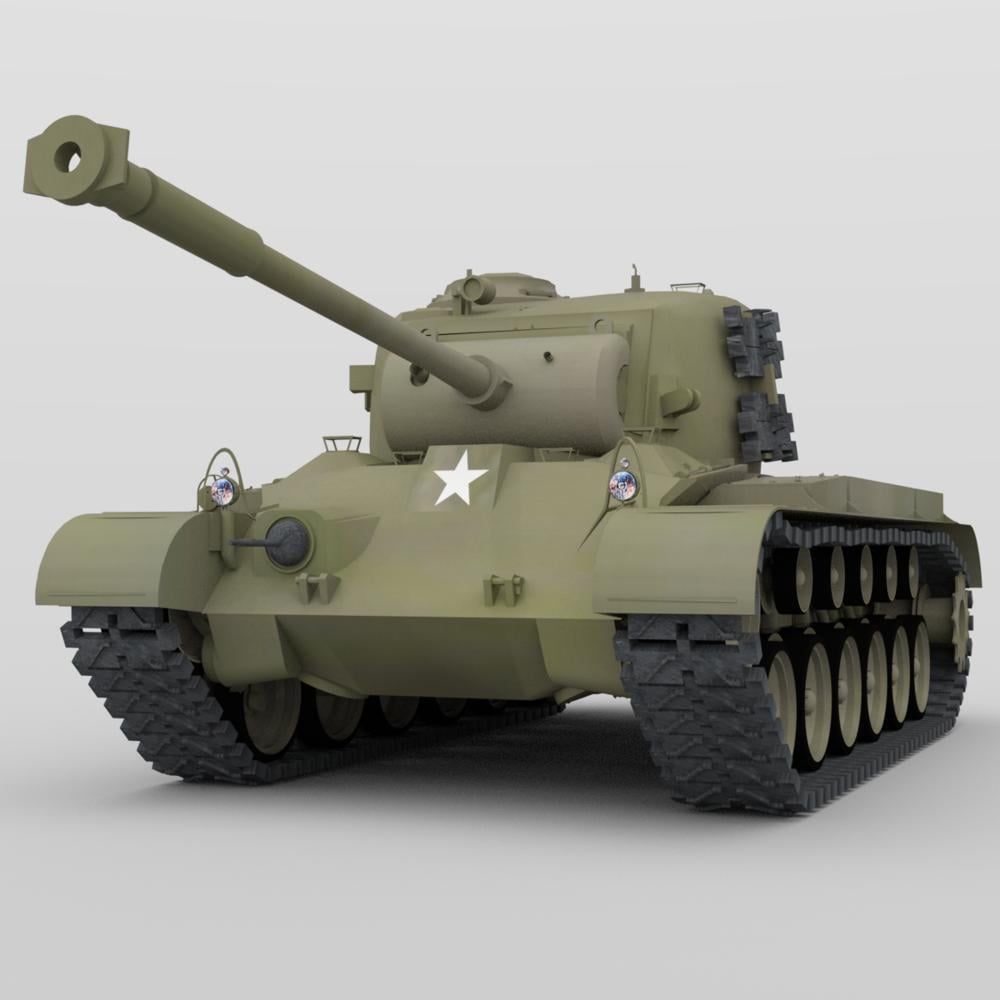 Pershing M26 Tank for DAZ Studio | Daz 3D