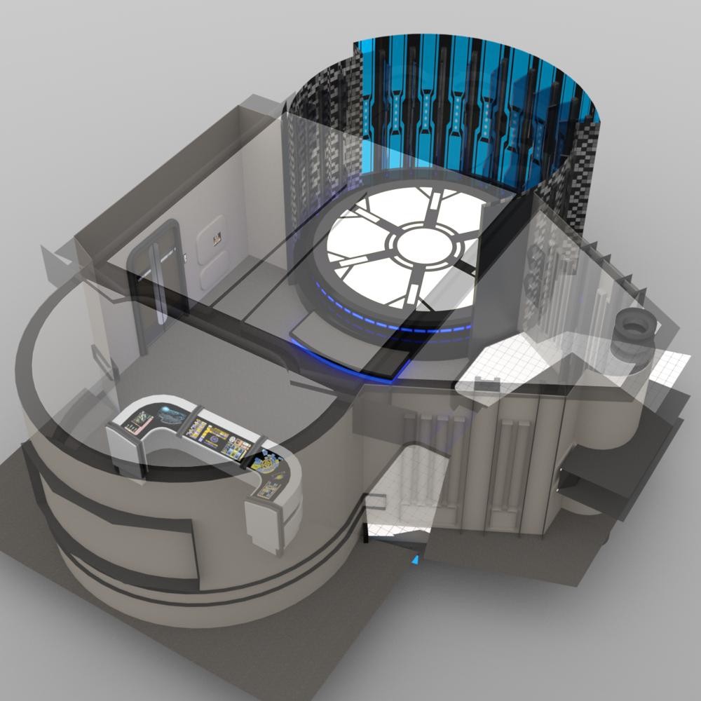 Nova Transporter Room for DAZ Studio by: VanishingPoint, 3D Models by Daz 3D