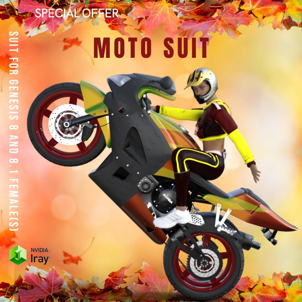 Moto Suit G8 for DAZ Studio by: VanishingPoint, 3D Models by Daz 3D