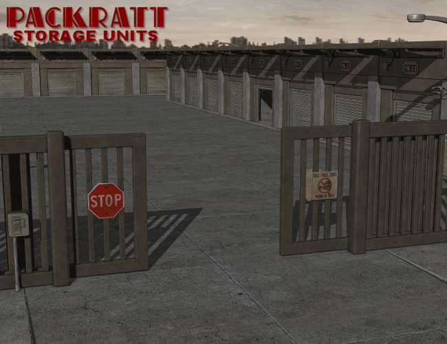 Packratt Storage Units by: Nightshift3D, 3D Models by Daz 3D