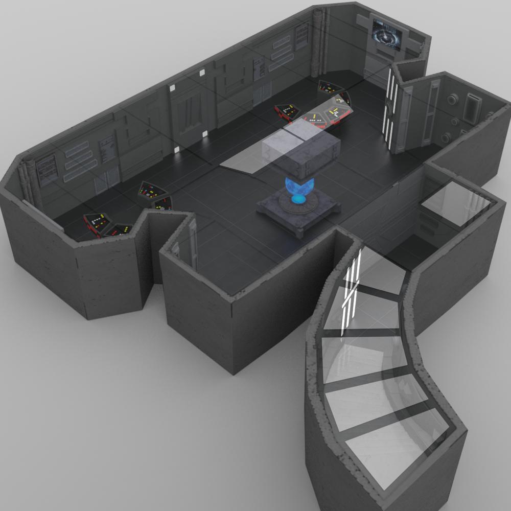 Imperial Command Center for DAZ Studio by: VanishingPoint, 3D Models by Daz 3D