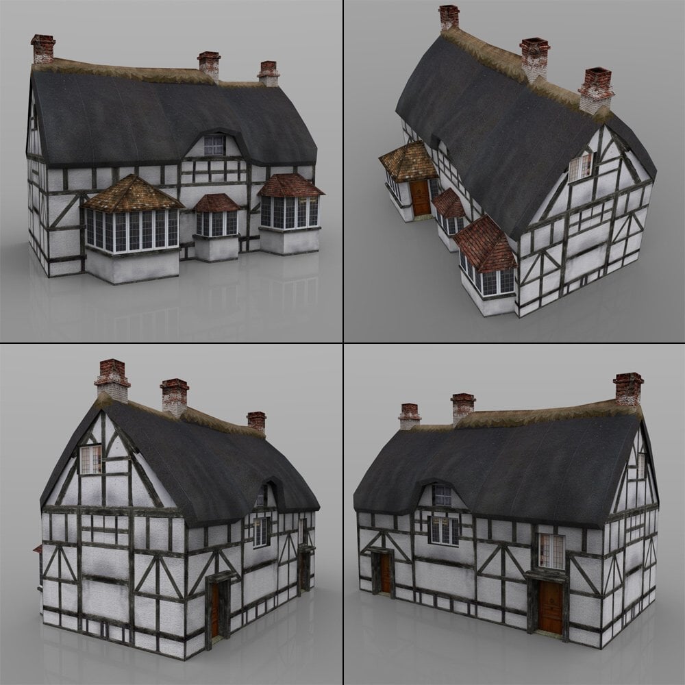 Low Poly Buildings for DAZ Studio | Daz 3D