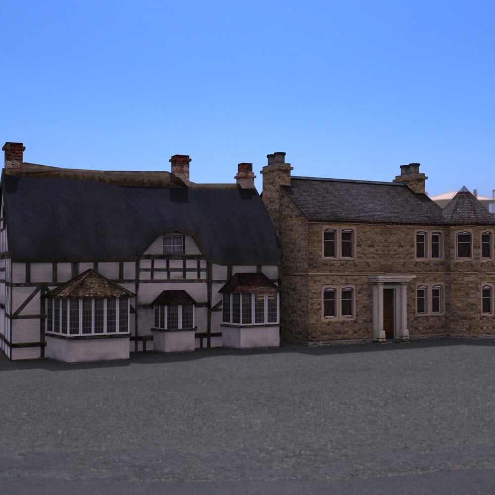 Low Poly Buildings for DAZ Studio | Daz 3D