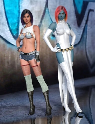 dForce Femme Fatale Outfit Texture Add-On