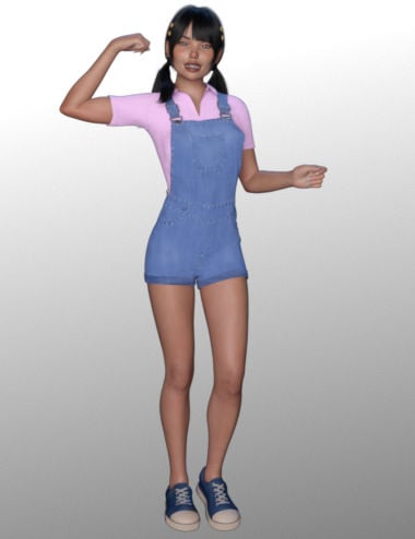 FG Overall Outfit for Genesis 8 Female