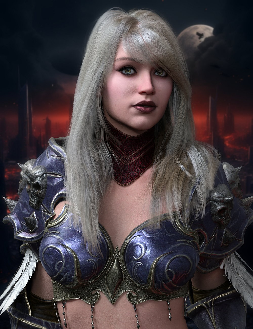 dForce Silvannah Hair for Genesis 9 | Daz 3D