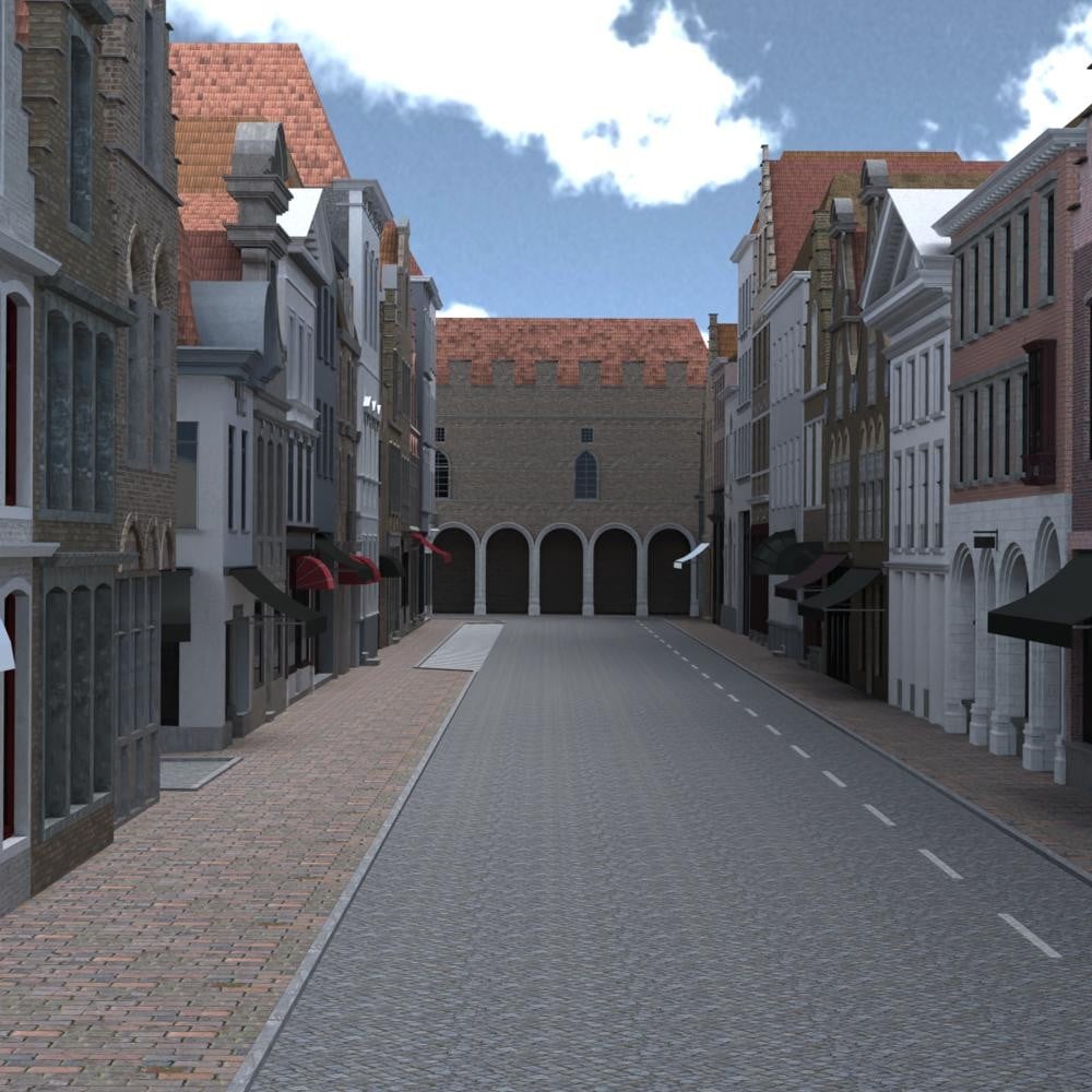 European Street 2 for Poser | Daz 3D