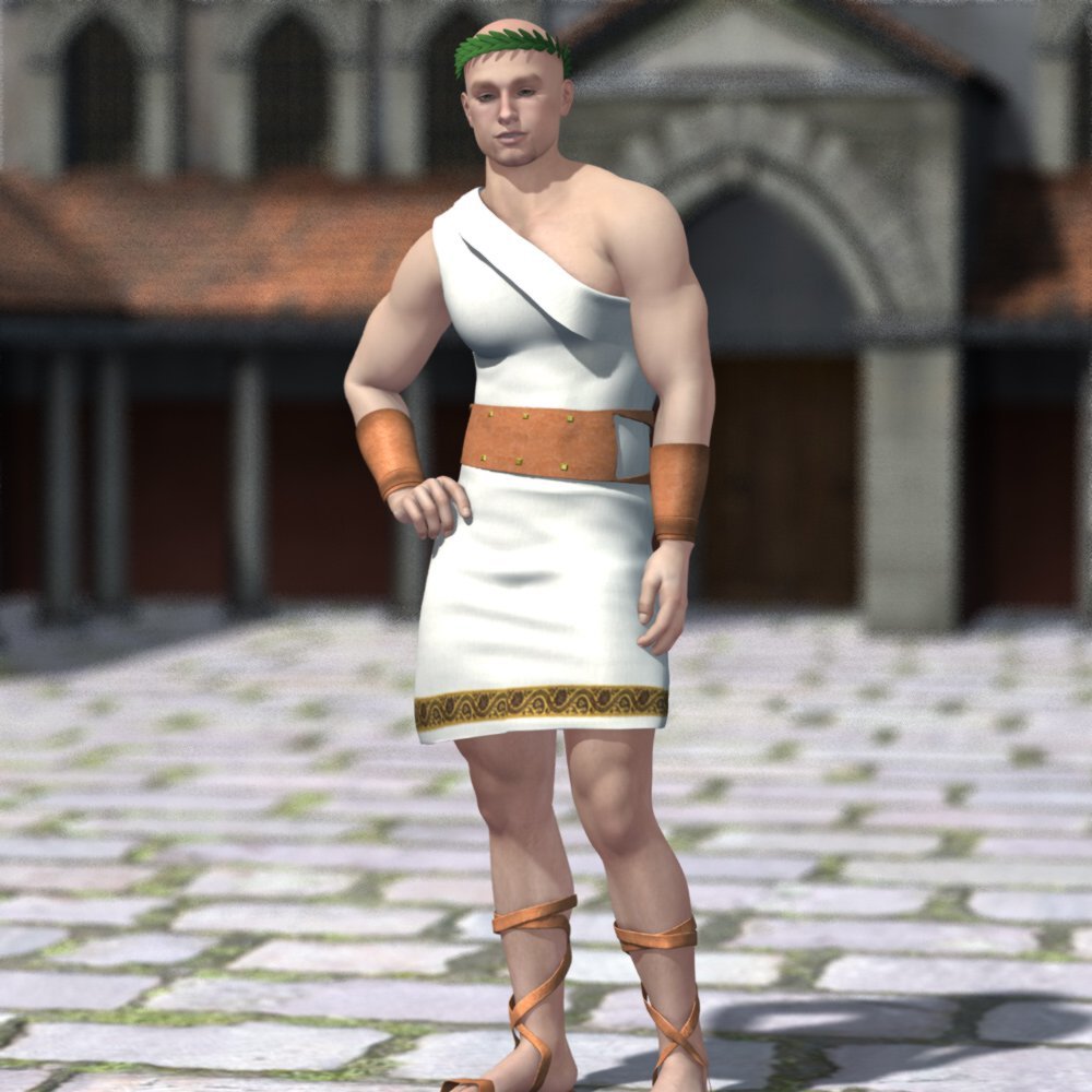 Roman Outfit for M4 and Poser by: VanishingPoint, 3D Models by Daz 3D