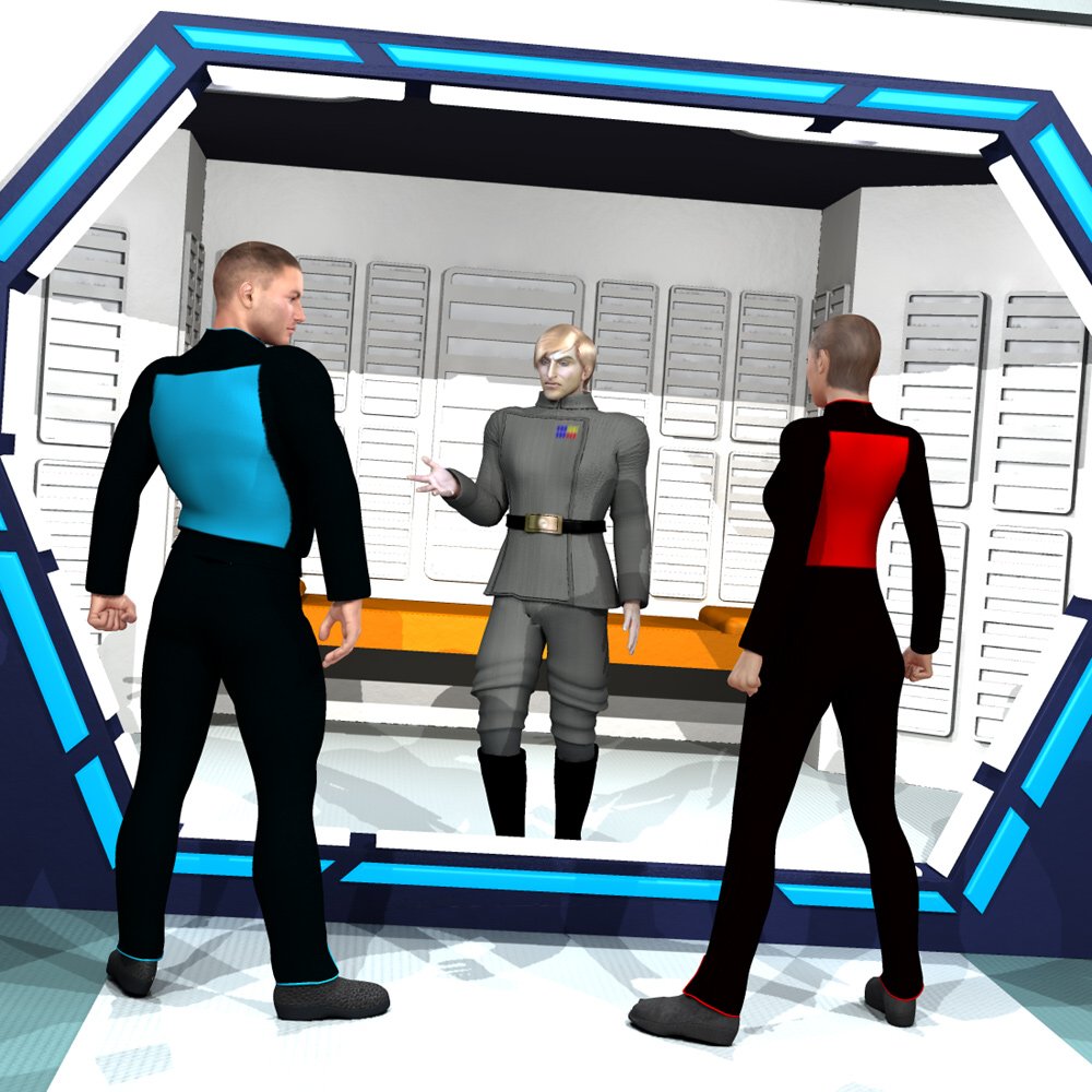 Sci-Fi Brig - for Poser by: VanishingPoint, 3D Models by Daz 3D