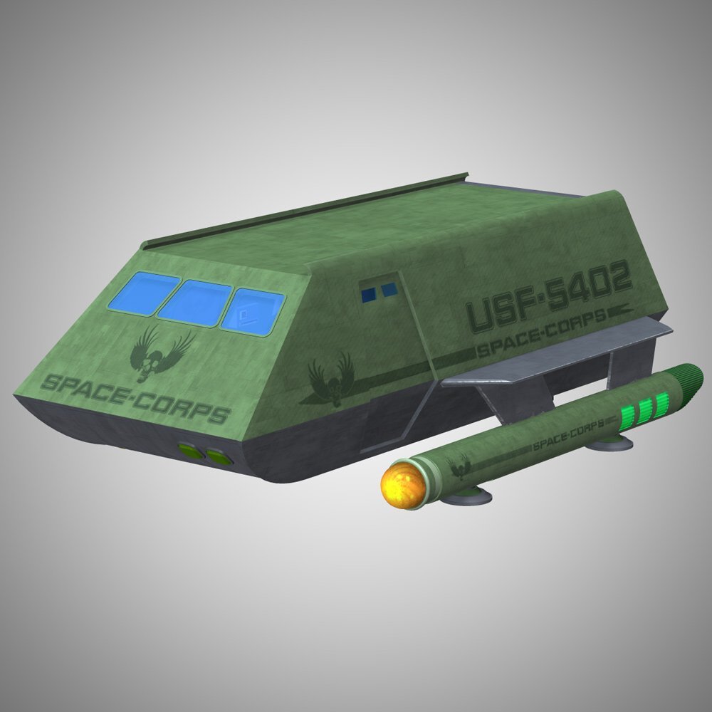Shuttle Type Zero for Poser by: VanishingPoint, 3D Models by Daz 3D