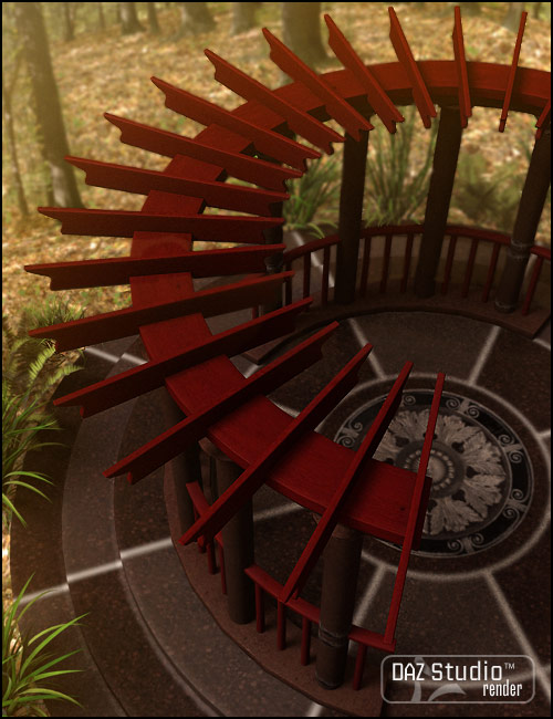 Garden Escape Porch by: ARTCollab, 3D Models by Daz 3D