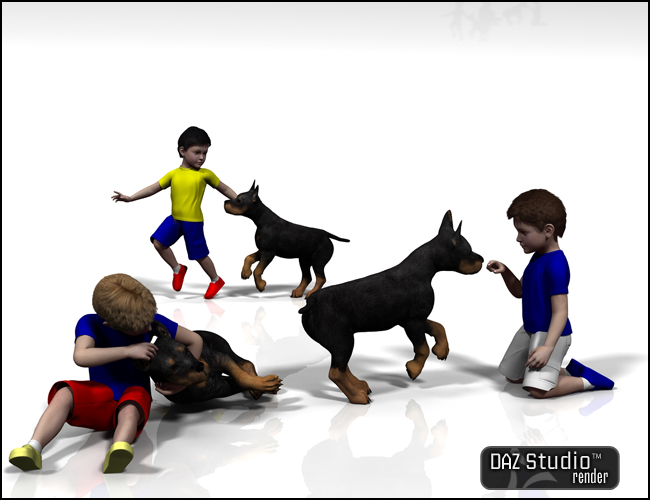 Daz 3D Millennial Dog Genitalia