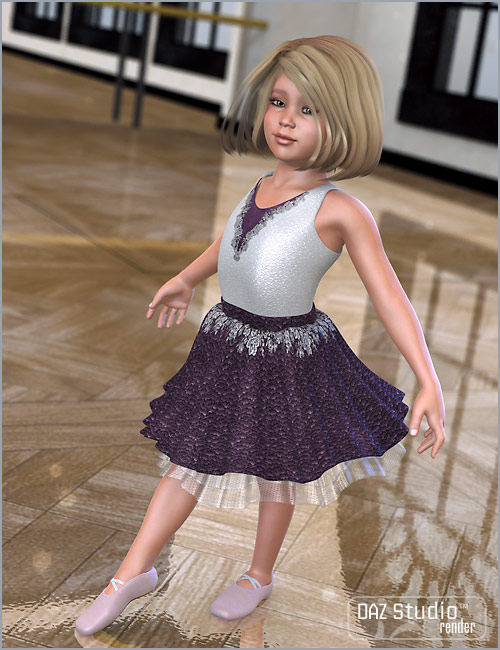Kids 4 Ballet Textures by: Sarsa, 3D Models by Daz 3D