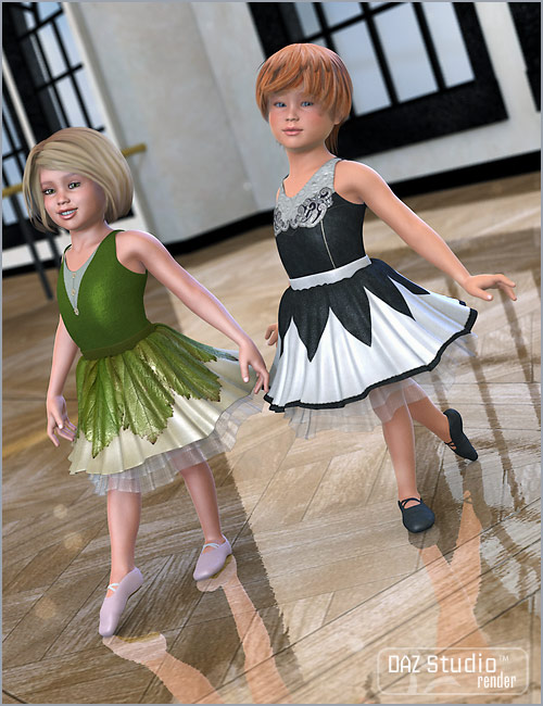 Kids 4 Ballet Textures by: Sarsa, 3D Models by Daz 3D