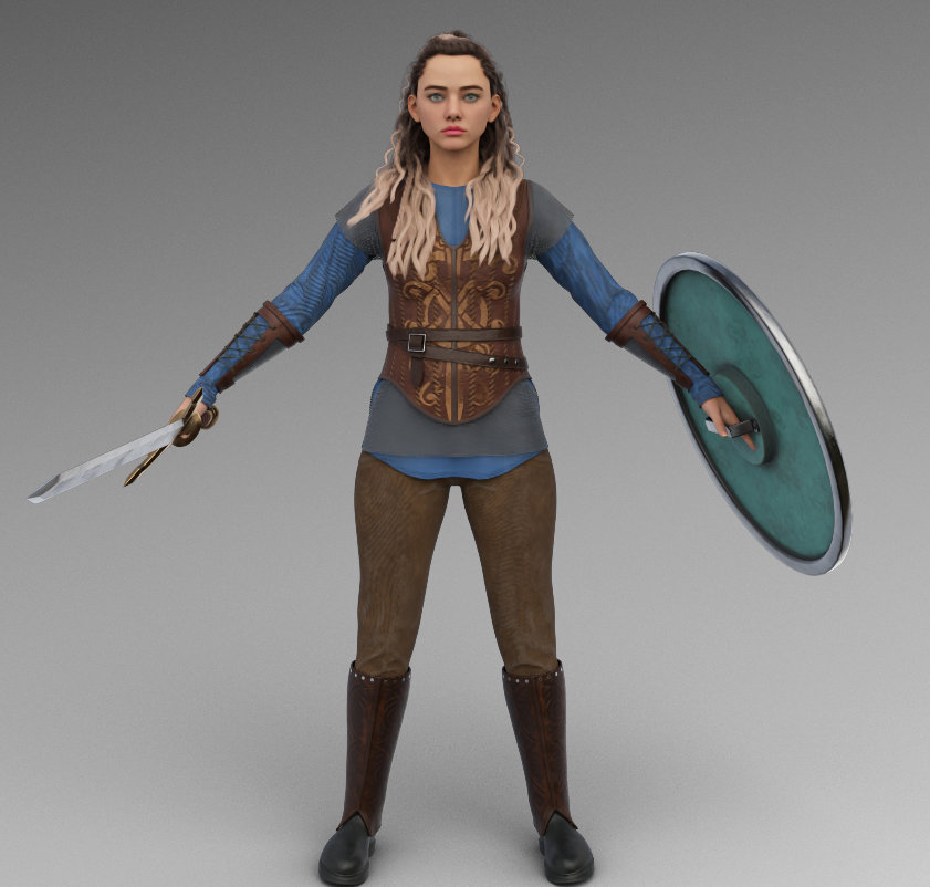 FG Viking Outfit for Genesis 9 Feminine