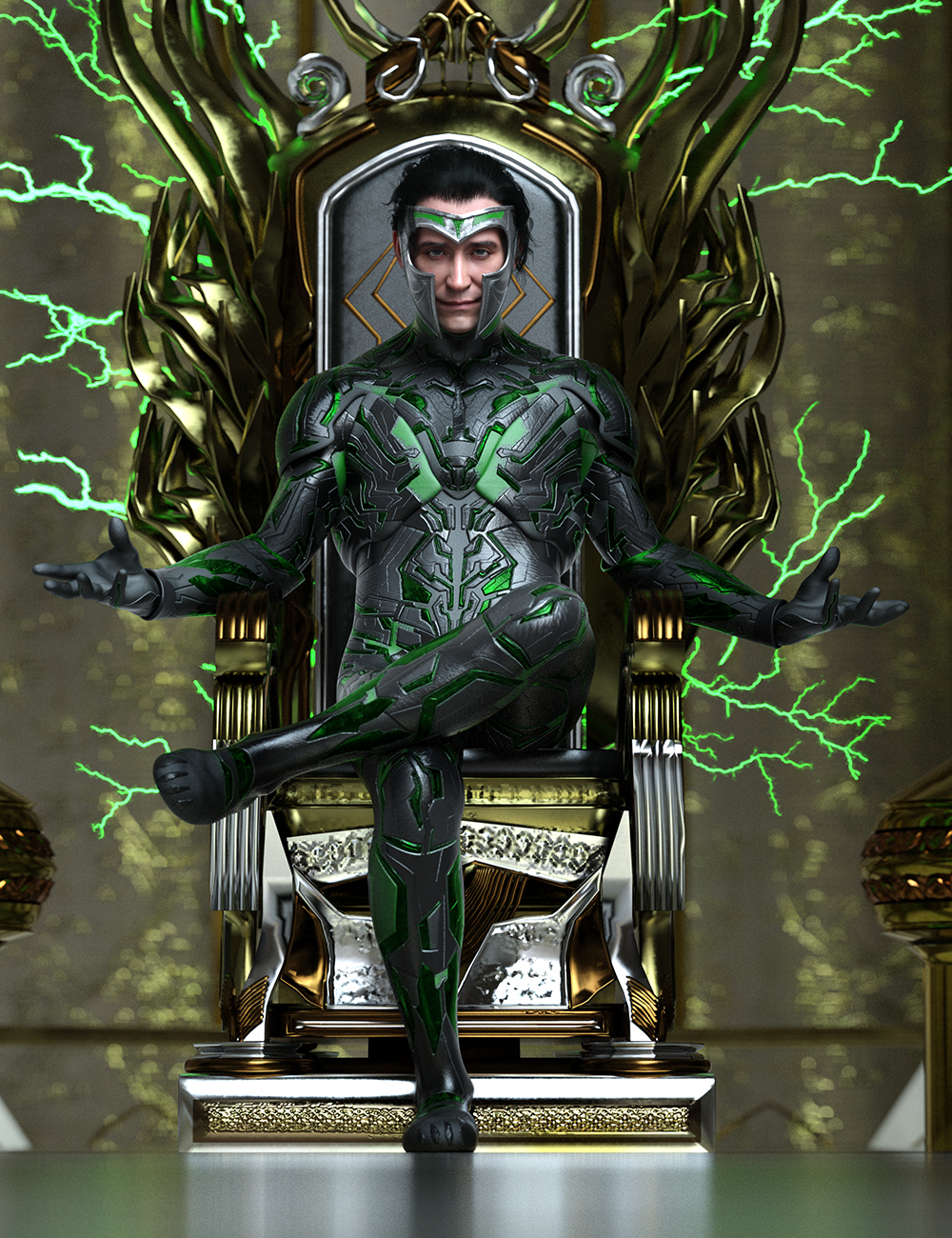 Like a God Poses for Wagner 9 by: Ensary, 3D Models by Daz 3D
