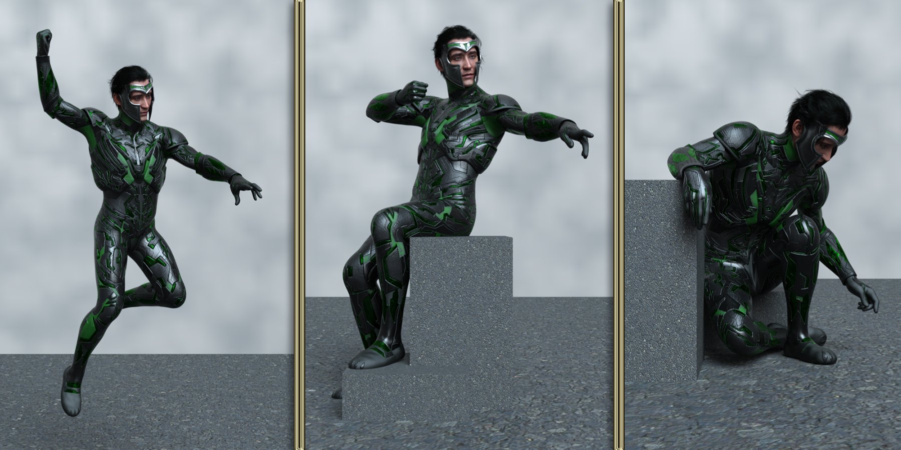 Like a God Poses for Wagner 9