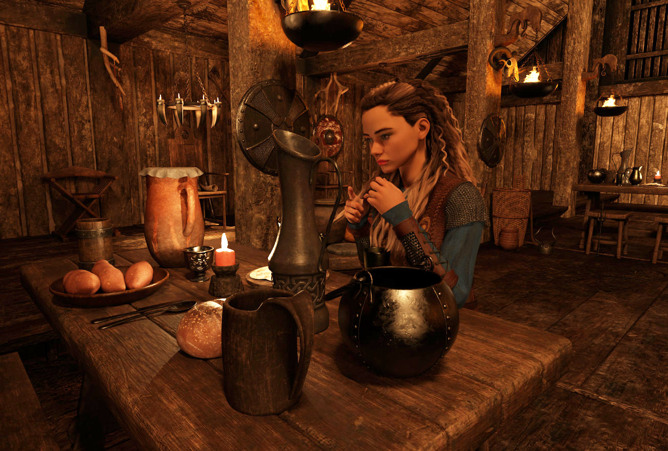 FG Viking Poses for Genesis 9 Feminine