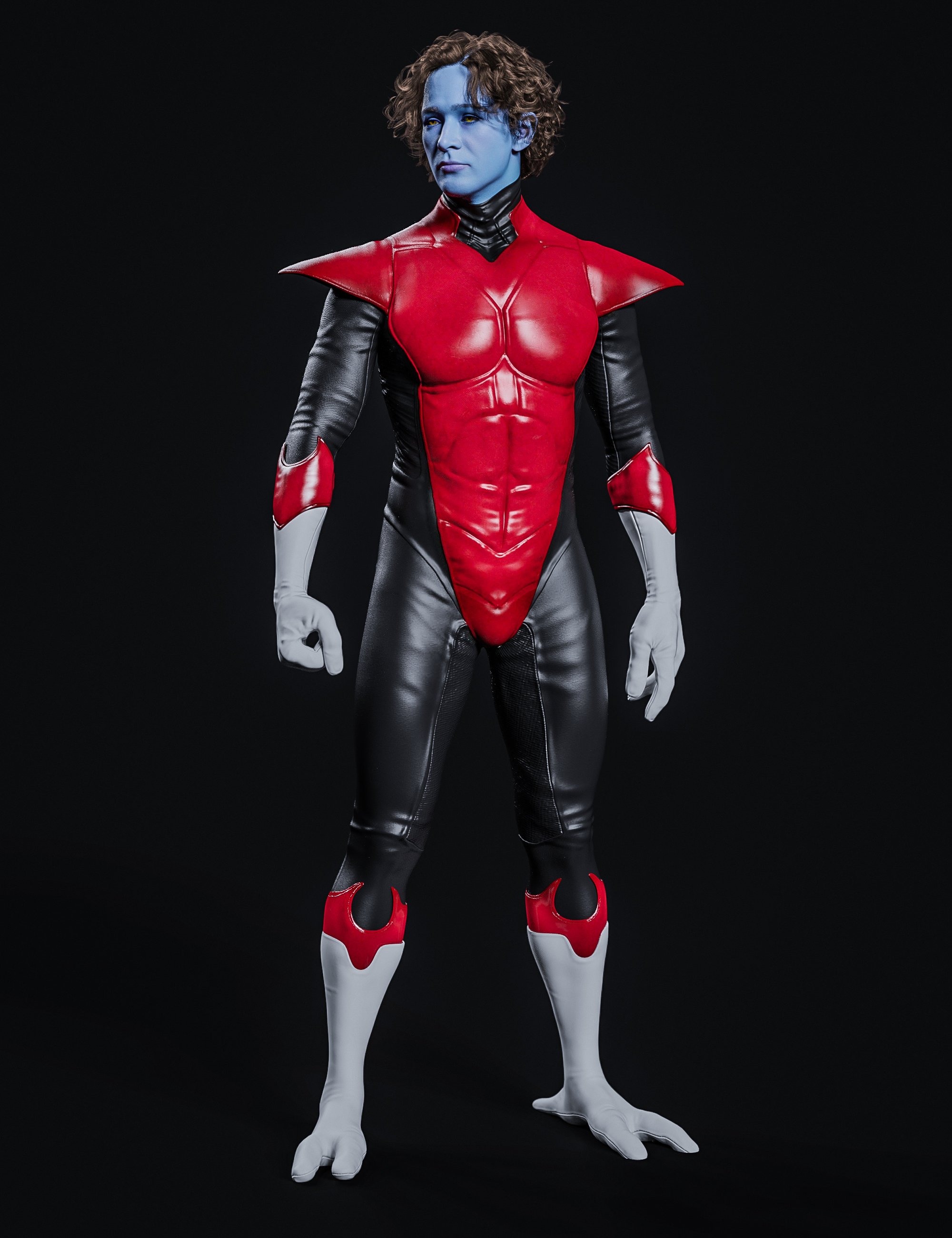 BW Night Hero Spandex Suit for Genesis 9
