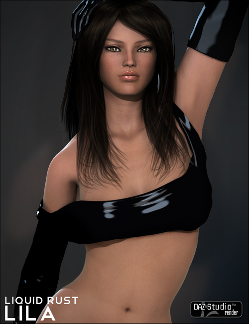 Lila for V4 by: Liquid Rust, 3D Models by Daz 3D