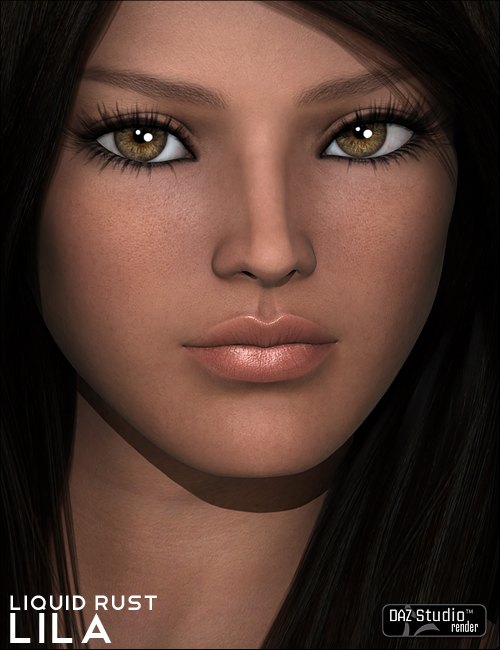 Lila for V4 by: Liquid Rust, 3D Models by Daz 3D