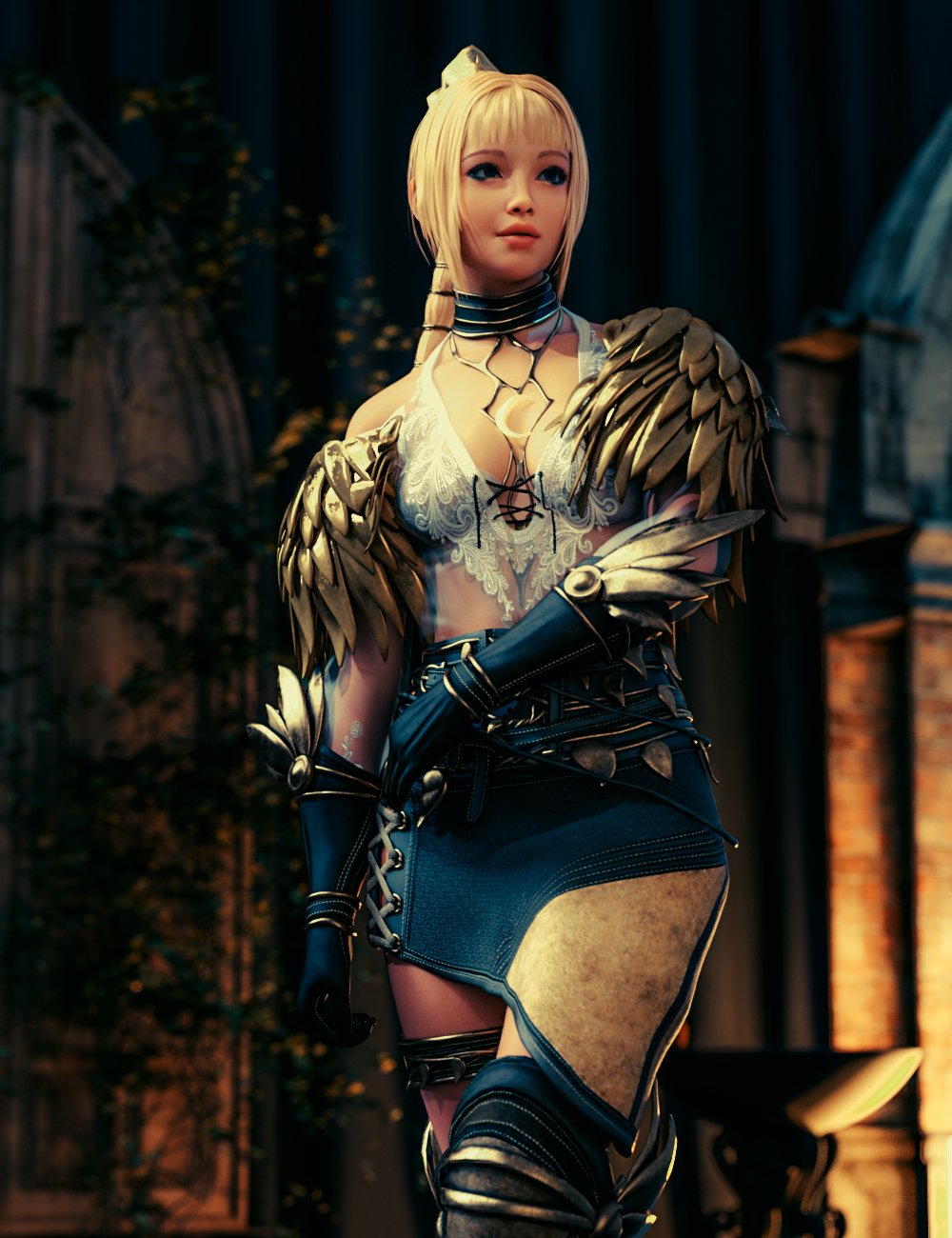 Arcane Druid Bundle for Genesis 8, 8.1 and 9 Females by: Val3dartbiuzpharb, 3D Models by Daz 3D