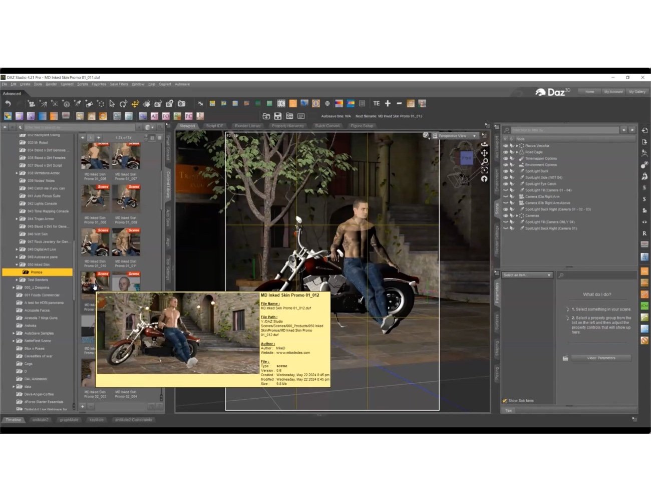 DAZ Studio Pro Tools : Scene Files and Assets Management | Daz 3D