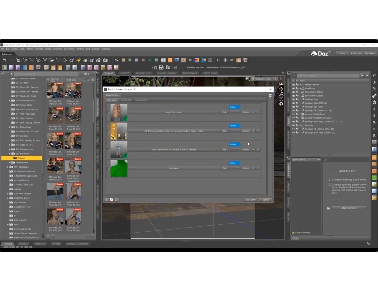 DAZ Studio Pro Tools : Scene Files and Assets Management | Daz 3D